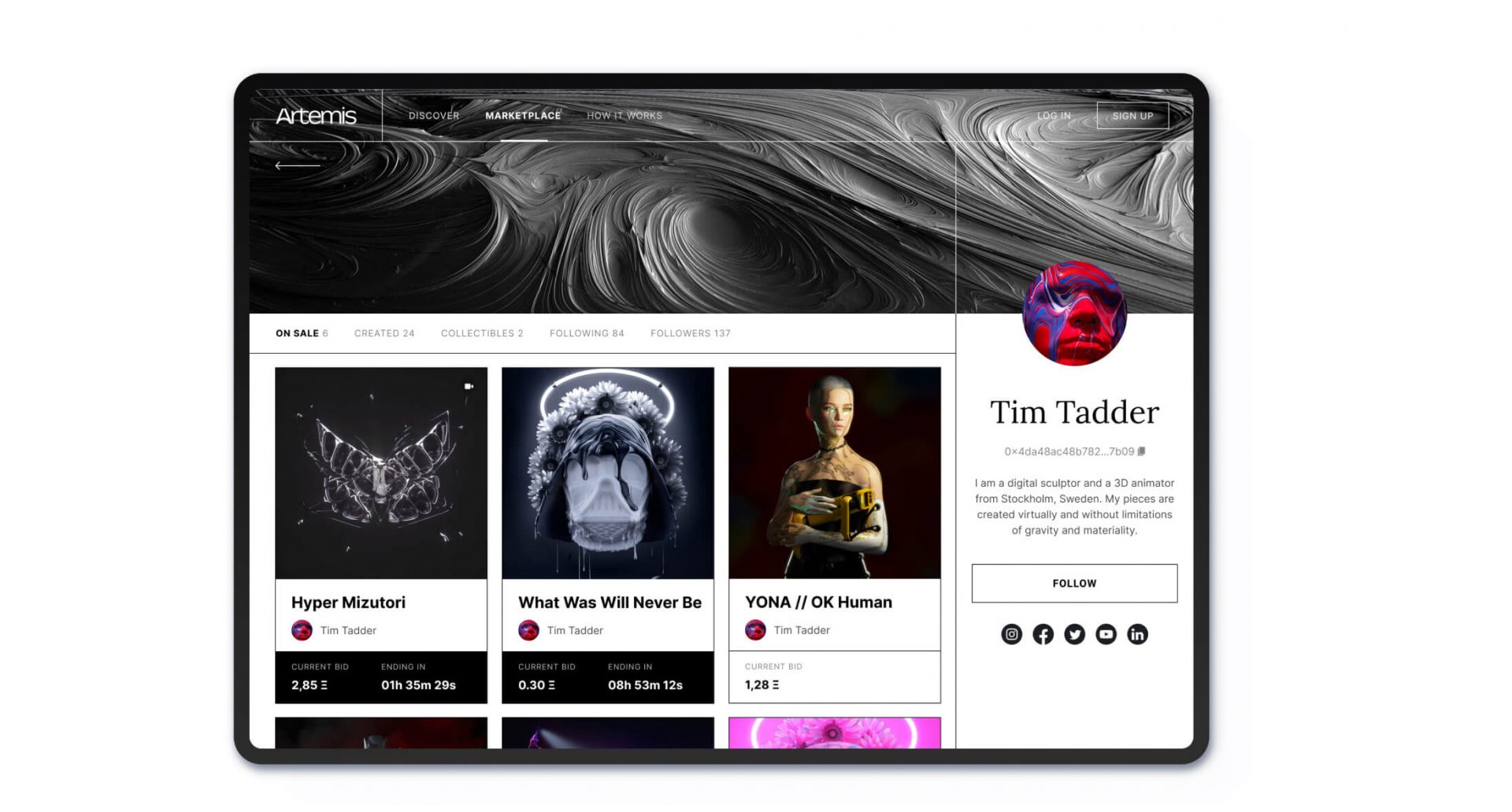 Artemis — NFT Marketplace | Artkai 🚀