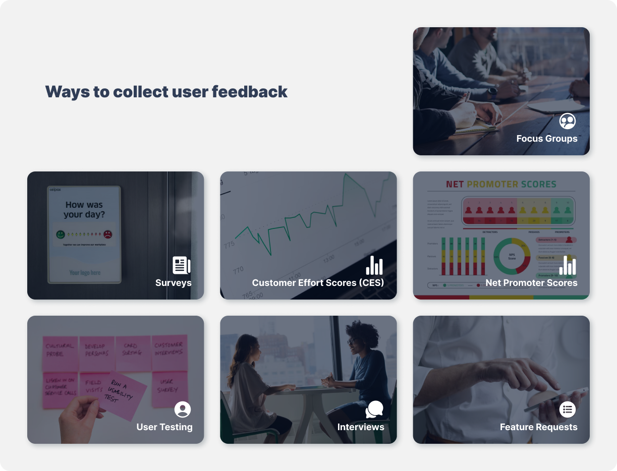 user feedback